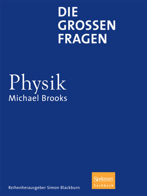 cover image of Die großen Fragen--Physik